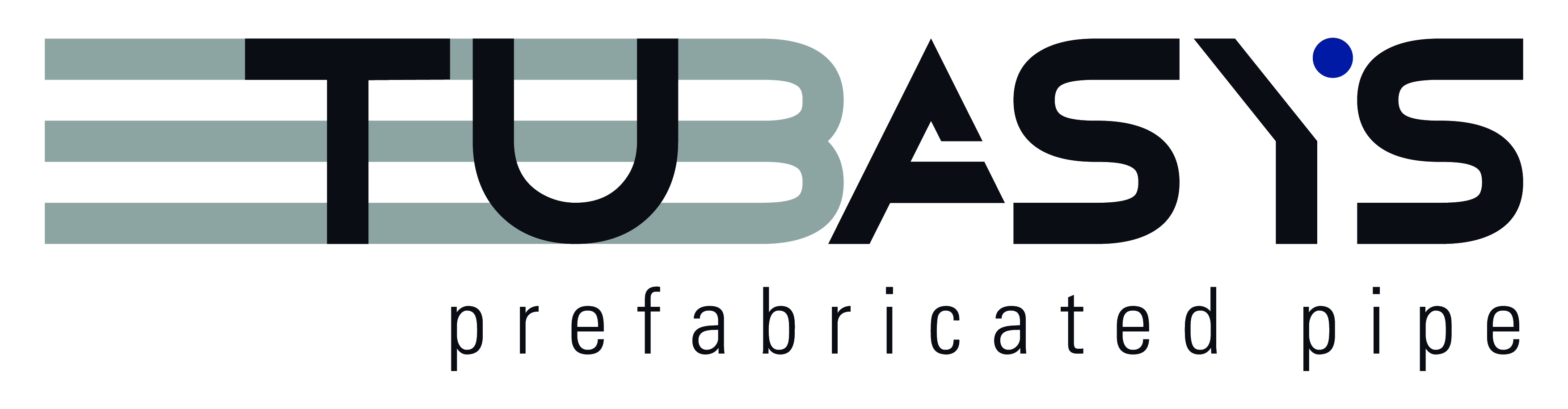 Logo Tubasys grå og sort farge